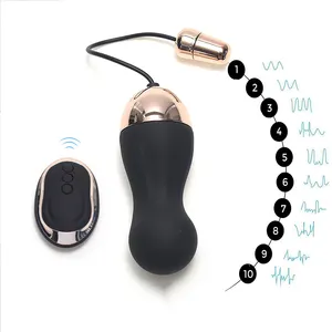 Wireless Remote Control Vibrator Adult Sex Toy Powerful Bullet Egg Product for Women Ball Erotic Massage