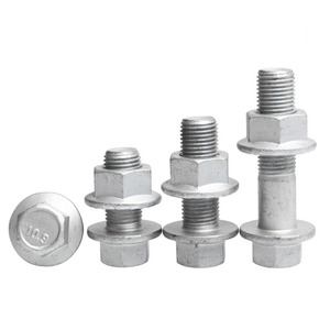 Vis à tête hexagonale à empreinte cruciforme avec écrou, galvanisée à chaud, en acier galvanisé M14 M16 <span class=keywords><strong>B7</strong></span> B7M Dacromet HDG, DIN6921 - Product Image 2