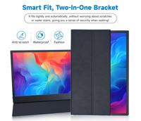Moniteur portable 15,6 pouces FHD IPS USB-C avec double haut-parleur pour ordinateur portable, téléphone, Switch, PS5, OEM Factory