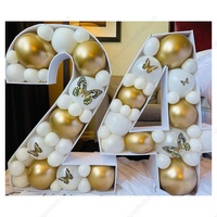 Grand ballon acrylique blanc de 73 cm personnalisé pour toile de fond romantique d'anniversaire, de mariage, de fête, avec lettres d'amour, pour baby shower