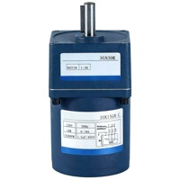 Moteur à engrenages AC monophasé 15W 220V / triphasé 220V/380V, taille compacte, personnalisé, boîtier en alliage d'aluminium, IE2, prix usine