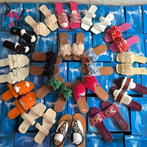 รองเท้าแตะผู้หญิงขายส่งรองเท้าและรองเท้าแตะมือสองสำหรับสตรีแบบคละแบบ - Product Image 1