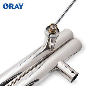 Tay nắm cửa kính inox kiểu H hiện đại, kích thước tùy chỉnh, dùng cho nội thất khách sạn, văn phòng, cửa phòng tắm - Product Image 3