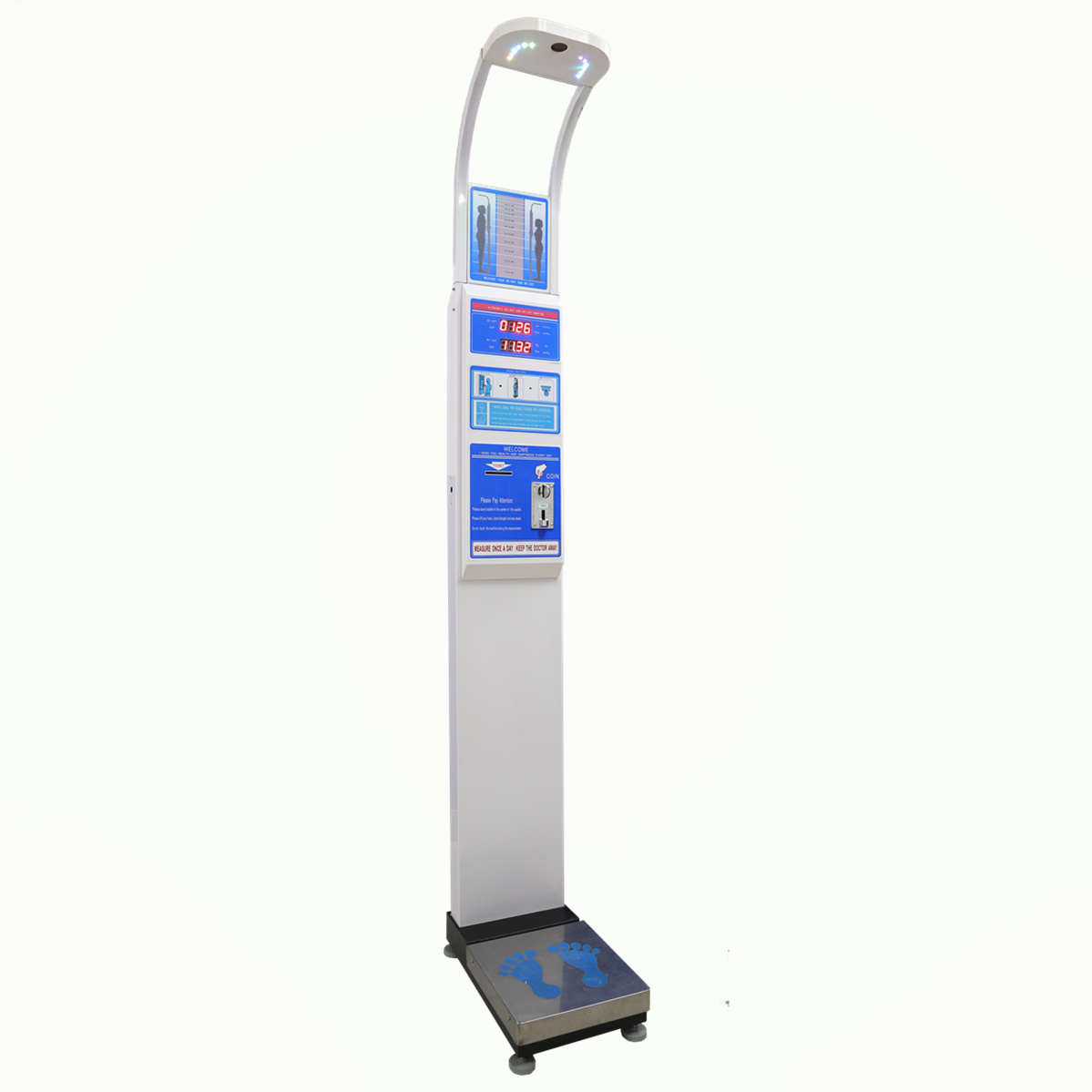 DHM-15 Altezza e wegiht scala con gettoni di lavoro