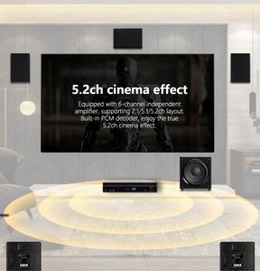 <span class=keywords><strong>Receptor</strong></span> de subwoofer profesional 5,1 Amplificador de sistema de cine en casa <span class=keywords><strong>con</strong></span> control remoto - Product Image 6