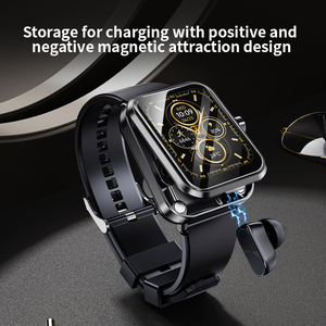 Đồng hồ tai nghe mới xuyên biên giới Đồng hồ thông minh thể thao chống nước 2 trong 1 Tai nghe TWS giảm tiếng ồn - Product Image 5