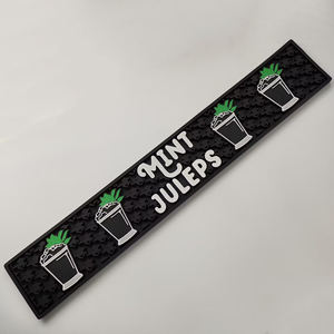 Custom Printed Silicone PVC Bar Runner Rubber Pub Mat Beer Spill Pad Rail Mat Drip Tray Non Slip Service Mat Placemat Pad - Product Image 4