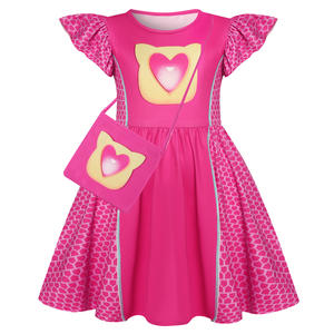 Gran oferta, estampado <span class=keywords><strong>de</strong></span> gatitos, <span class=keywords><strong>disfraz</strong></span> <span class=keywords><strong>de</strong></span> princesa <span class=keywords><strong>de</strong></span> lujo para Halloween, falda, capa para niños, niñas, fiesta <span class=keywords><strong>de</strong></span> cumpleaños, TV y películas - Product Image 1