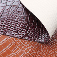 Cuir synthétique PVC imitation crocodile 1,0 mm pour sacs, sacs à main, bagages, portefeuilles