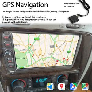 Radio Estéreo para Auto con Android 13 y GPS para Chevrolet Silverado, Suburban, Tahoe y GMC Sierra 2003-2006, Reproductor Multimedia de Video Hummer - Product Image 6