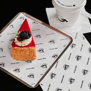 אוכל סיטונאי מזון בטוח גריז לשימוש חוזר המבורגר אפייה חמאה כריך אריזת נייר עטיפה - Product Image 3