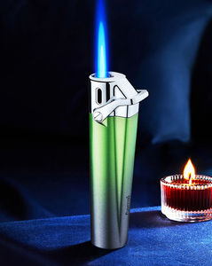 Briquet professionnel à flamme jet rechargeable au gaz butane, mini, en métal, de <span class=keywords><strong>luxe</strong></span>, accessoires pour fumeuses, briquets pour femmes - Product Image 6