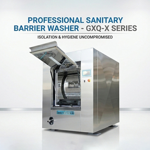 Laveuse-essoreuse électrique à barrière sanitaire 50kg 100kg entièrement automatique pour blanchisserie hospitalière, machine à laver à passage traversant <span class=keywords><strong>SIEMENS</strong></span> - Product Image 1