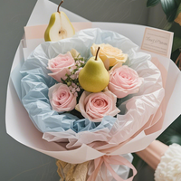 Offre Spéciale 35 Pcs Spécialité Papier Coloré Double Face Fleur Tissu Emballage pour Thé Emballage Fleuriste Cadeau Décoratif Bouquet