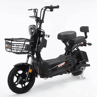 Vélo électrique de ville à moteur sans balais 48V 350W à bas prix, batterie au plomb-acide 12Ah, cadre robuste, longue autonomie, vélo électrique pour adultes