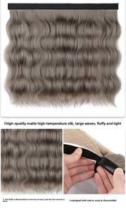 2025年新作 ウィッグハット 取り外し可能 ミディアムロング ウェーブヘアピース 高ボリューム 自然な見た目 卸売 - Product Image 6