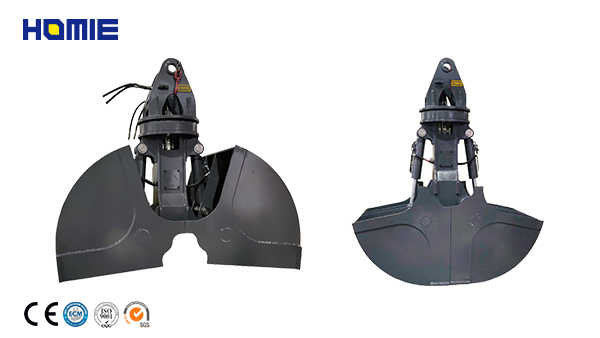 Clamshell Rotation Motor HOMIE High-Efficiency Shell Bucket for Excavators - Ideal for Sand ...