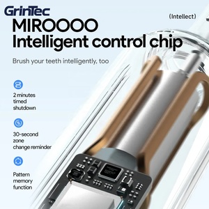 Cepillo de dientes eléctrico recargable para adultos Cepillo de dientes automático de cerdas suaves Con 3 modos - Product Image 2