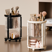 Support de rangement minimaliste pour pinceaux de maquillage 2026 avec support de rangement transfrontalier pour pinceaux à sourcils et crayons de maquillage pour coiffeuse de bureau