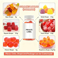Gummies de Glutathion et Collagène Véganes OEM/ODM, L-Glutathion à Base Végétale, Marque Privée, Vente en Gros, Complément Alimentaire de Soin de Beauté