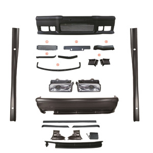 ชุดแต่ง BMW E36 ปี 1990-1998 รุ่น M3 ประกอบด้วยกันชนหน้า-หลัง สเกิร์ตข้าง ครบชุด สีรองพื้น วัสดุ PP - Product Image 5