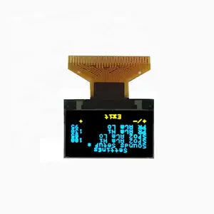 0.96 작은 OLED 128x64 LCD 디스플레이 옐로우/블루 oled 디스플레이