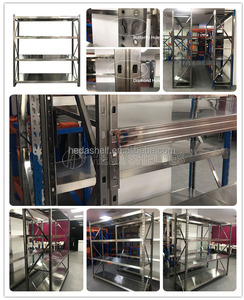 <span class=keywords><strong>Heda</strong></span>-estantes de hoja de acero inoxidable 304, estantes de 4 niveles para almacén Industrial - Product Image 6