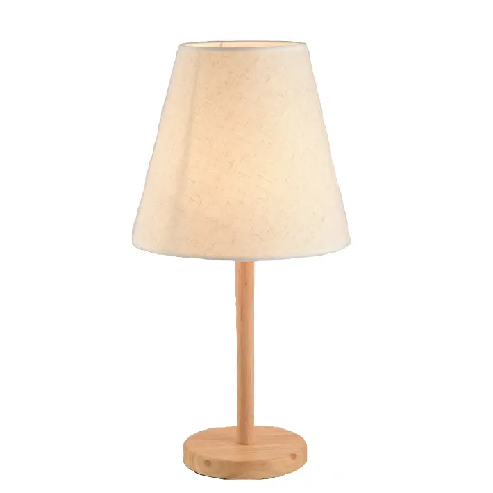 Wooden Table Lamp Reading Lamp Dormitory Bedroom Bedside Wooden Lamp