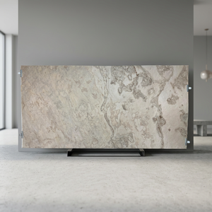 Revêtement mural souple en pierre d'ardoise blanche d'automne, finition naturelle légère pour décoration intérieure et extérieure - Product Image 2