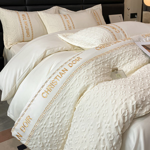 2026 New Luxury Reversible <strong>Bedding</strong> Set Double Sided Poly Cotton Blend Collection Luxury Bed Set Wholesale - Product Image 3