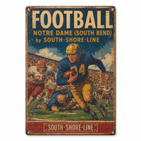 Plaques murales vintage en métal de football américain, cadeau sportif unique et personnalisé, idéal pour la décoration de la grotte des hommes ou du garage - Prix direct usine