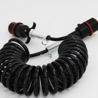 Fil de câble électrique Flexible de tuyau d'air de remorque de prise à 7 voies robuste pour des pièces de camion de qualité supérieure de camions