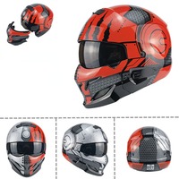 Casque de moto intégral rétro, homologué DOT, scooter, doublure douce de haute qualité avec visière simple, ECE 2206