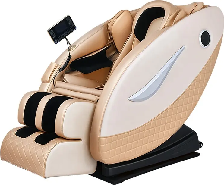 8D Electric Jade Roller Zero Gravity Full Body Massager Machine with foot rollers blue tooth music massage chair