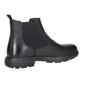 Bottes mi-mollet pour homme Geox U56LZA 000FF en cuir noir imperméable pour l'extérieur - Product Image 5