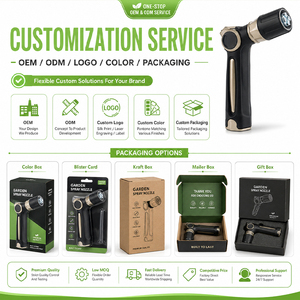 <span class=keywords><strong>Pistolet</strong></span> d'arrosage à commande au pouce SUNSHINE robuste et réglable pour tuyau de jardin, haute pression, OEM/ODM, marque privée - Product Image 2
