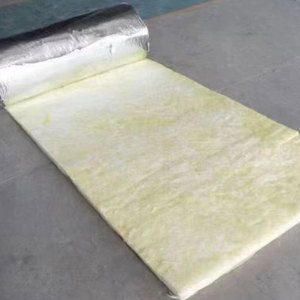 Laine de verre isolante thermique 50 mm d'épaisseur avec feuille d'aluminium, feutre roulé pour isolation de tuyaux - Product Image 1