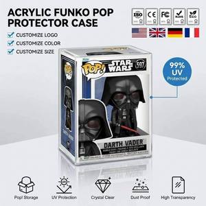 Funko Pop Star Wars: New Classics <span class=keywords><strong>Darth</strong></span> Vader - Vetrina Espositiva in Acrilico con Coperchio Magnetico Anti-UV - Protezione Acrilica per Funko Pop - Product Image 1
