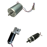 Moteur CC à balais ou sans balais de haute qualité à bon prix, taille 30mm-130mm, puissance 10w-2000w / Moteur CC électrique à engrenages 24v 12v 36v 48v 220v