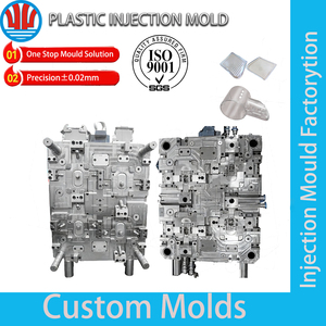 Moule d'injection plastique sur mesure, précision +0,02 mm pour le moulage par injection <span class=keywords><strong>de</strong></span> plastique ABS PC, fabricant <span class=keywords><strong>de</strong></span> moules expérimenté - Product Image 1