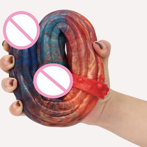 LUUK <span class=keywords><strong>gros</strong></span> flexible en caoutchouc coq réaliste en plastique souple gode de sexe <span class=keywords><strong>anal</strong></span> bouchons pénis G-spot gode jouet - Product Image 4
