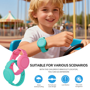 Bracelet de localisation pour enfants, traceur anti-perte sans fil, compatible réseau, pour garçons et filles, voyages et école - Product Image 1