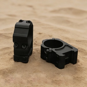 วงแหวนยึดกล้องเล็ง ACUMETA Bastion Aluminum Tactical สำหรับท่อขนาด 30 มม. ความสูง 1.25 นิ้ว สำหรับอุปกรณ์เล็งกลางแจ้ง (สีดำ) - Product Image 1