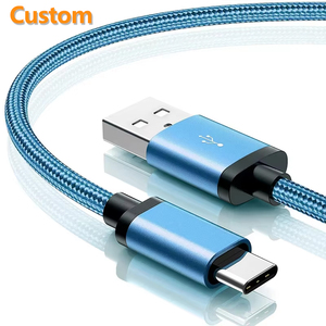 Lung Kay wholesale1m 2m 3m SạC Nhanh 5V 3A dữ liệu chuyển USB Một Nam để C nam cáp nylon bện USB để Loại C Cáp - Product Image 1