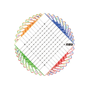 Diansheng 11x11 Rubik's Cube magnétique édition Galaxy, jouet éducatif pour garçons, avec mouvements magnétiques fluides - Product Image 5