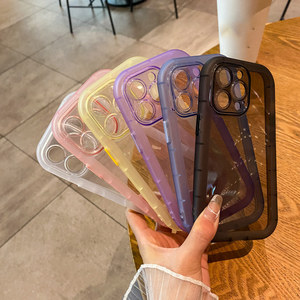 <span class=keywords><strong>Coque</strong></span> de téléphone transparente antichoc <span class=keywords><strong>avec</strong></span> protection d'appareil photo pour <span class=keywords><strong>iPhone</strong></span> 17 16 15 14 <span class=keywords><strong>11</strong></span> 12 13 Pro Max <span class=keywords><strong>XR</strong></span> X XS 7 Plus - Product Image 1