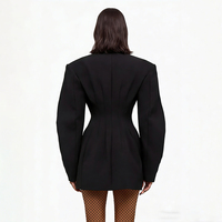 Manteaux pour femmes grandes tailles avec logo personnalisé, designs de blazers de bureau, veste de costume décontractée pour femmes, veste de costume d'affaires pour femmes