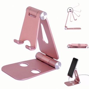 Hot Selling 360 Degree <b>Rotatable</b> Mobile Phone Holder Adjustable Aluminum Phone Stand Tablet Stand for Phones - Product Image 1