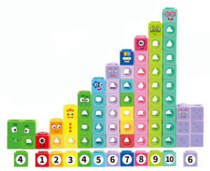 Bloques de números matemáticos 100 Uds bloques de bricolaje Cubo de enlace juguetes educativos niños aprendizaje matemáticas juguete - Product Image 3