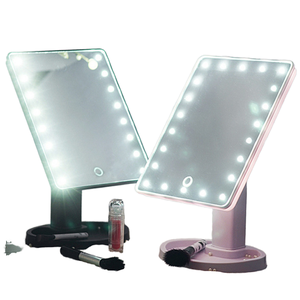 Espejo de maquillaje inteligente para mujer, pantalla táctil, espejo de luz LED multifunción, herramienta de maquillaje para <span class=keywords><strong>cuidador</strong></span> facial de belleza <span class=keywords><strong>Personal</strong></span> - Product Image 1